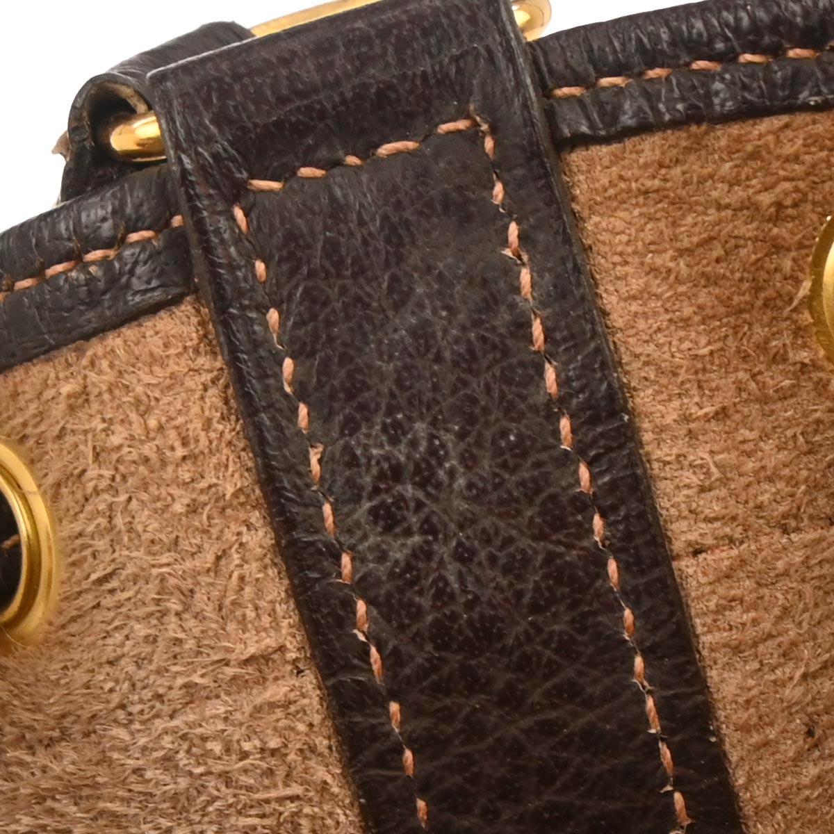 Hermes Havane Buffle Skipper Market GM Bucket Drawstring Shoulder Bag