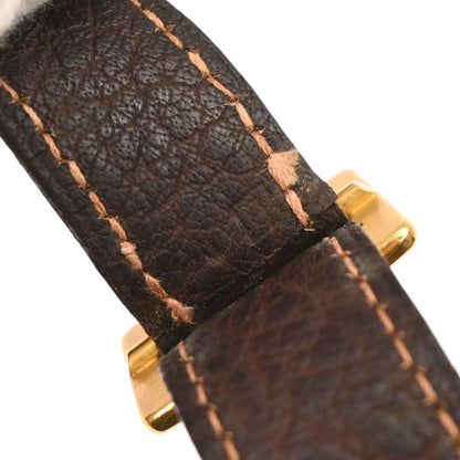 Hermes Havane Buffle Skipper Market GM Bucket Drawstring Shoulder Bag