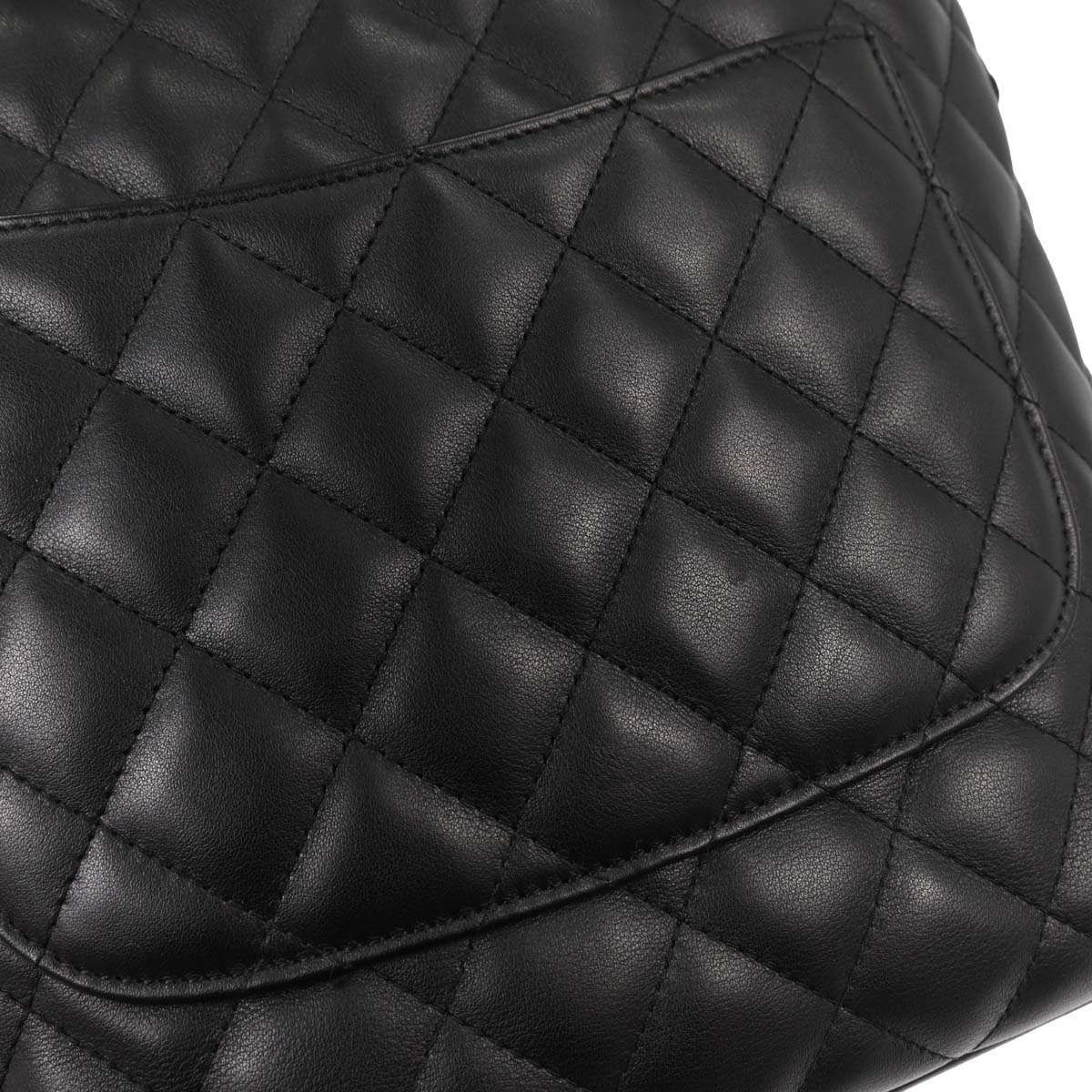 Chanel Black Calfskin Cambon Ligne Tote Handbag
