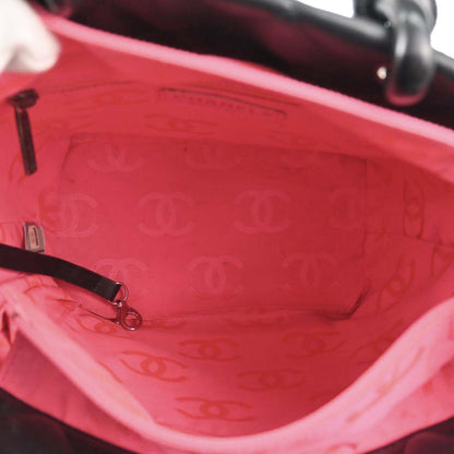 Chanel Black Calfskin Cambon Ligne Tote Handbag