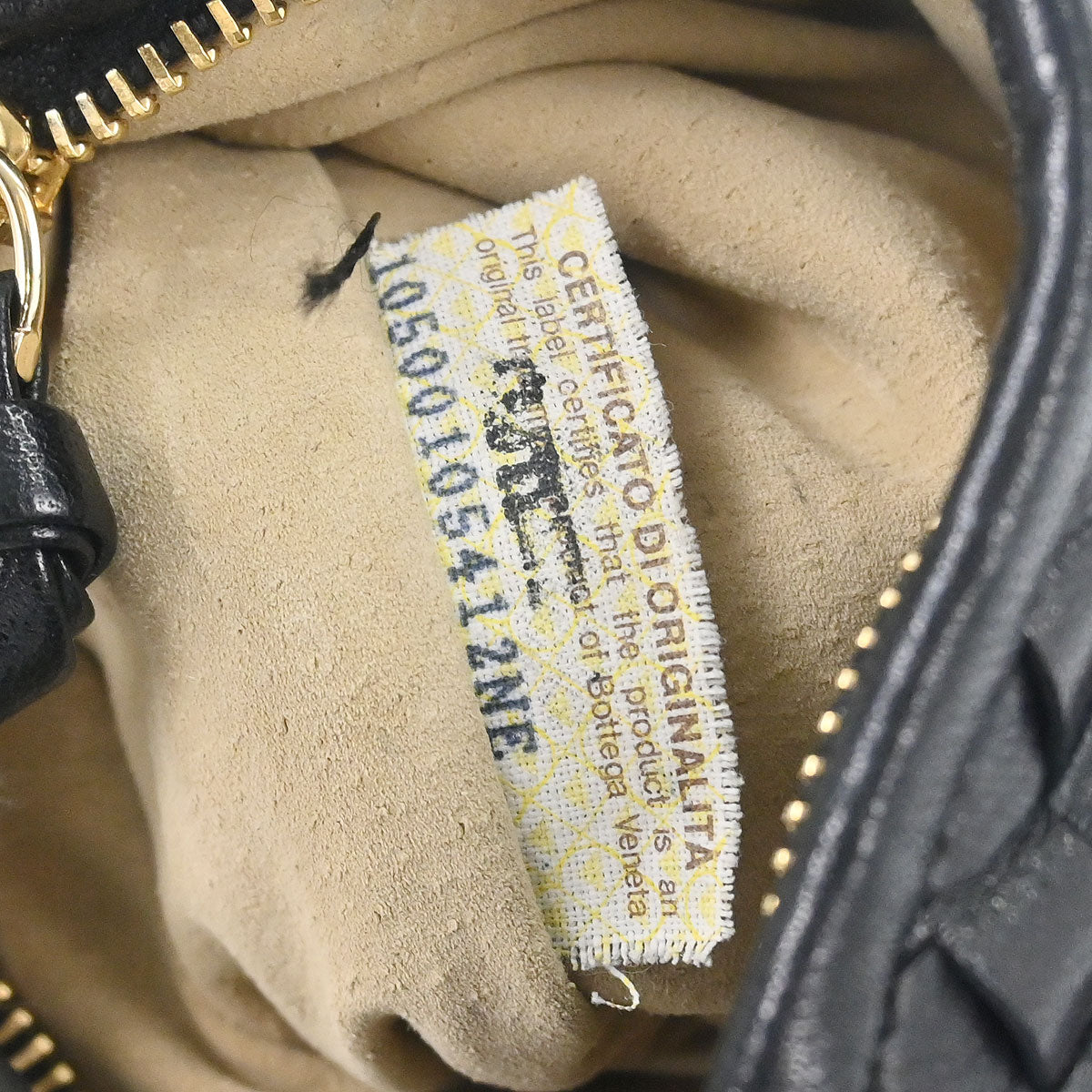 Bottega Veneta Black Lambskin Intrecciato Hobo Handbag