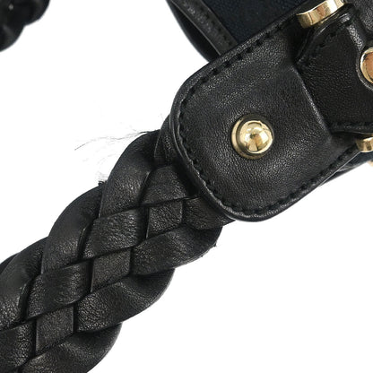 Gucci Black Canvas GG Horsebit Handbag