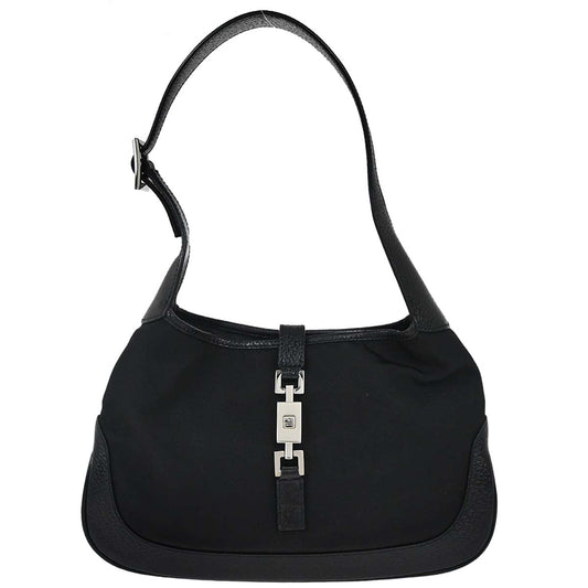 Gucci Black Nylon Jackie Handbag