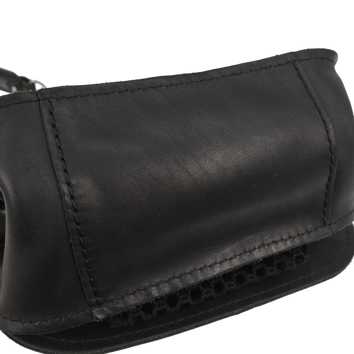 Chanel Black Calfskin Paris-Edinburgh Highlander Messenger Bag