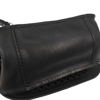 Chanel Black Calfskin Paris-Edinburgh Highlander Messenger Bag