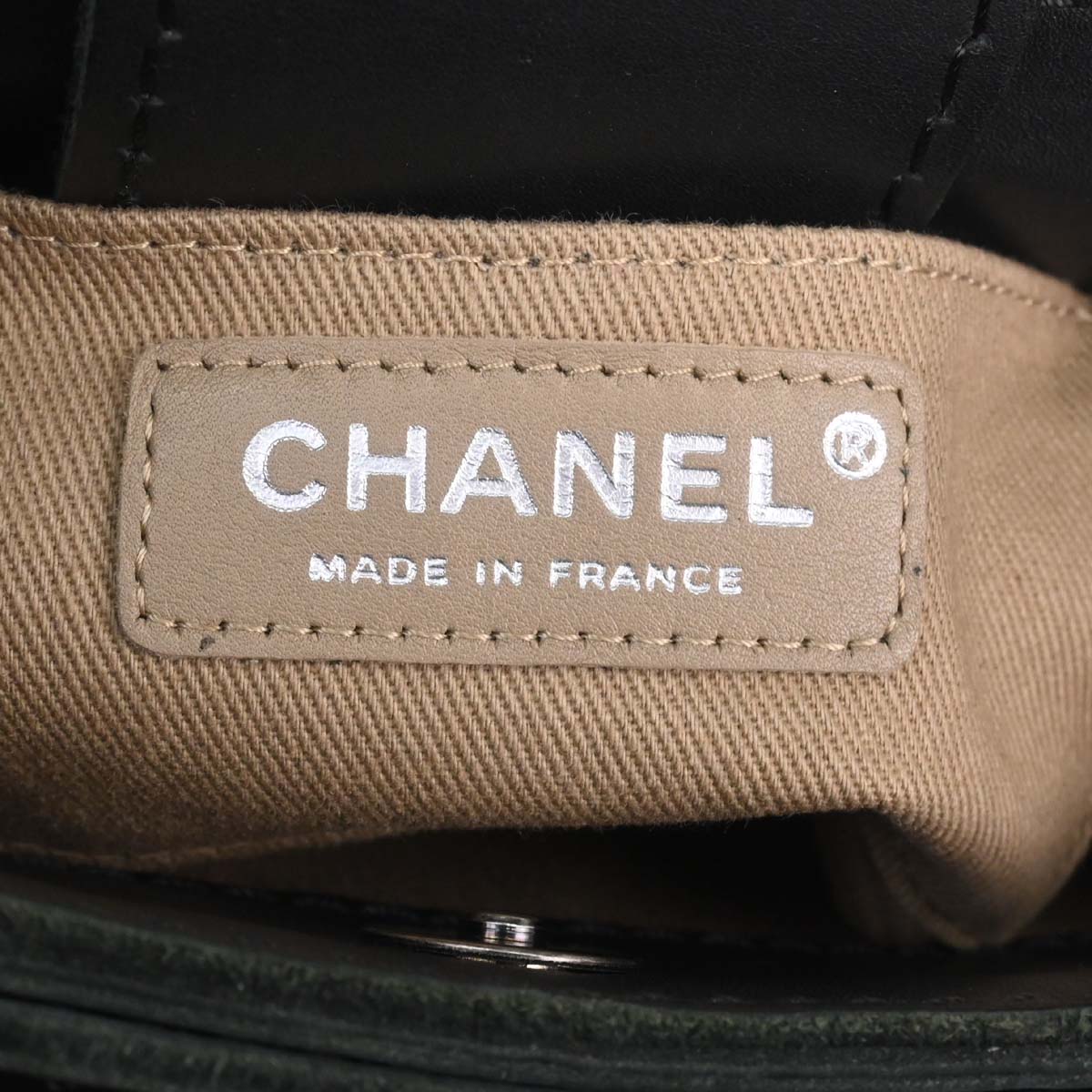 Chanel Black Calfskin Paris-Edinburgh Highlander Messenger Bag