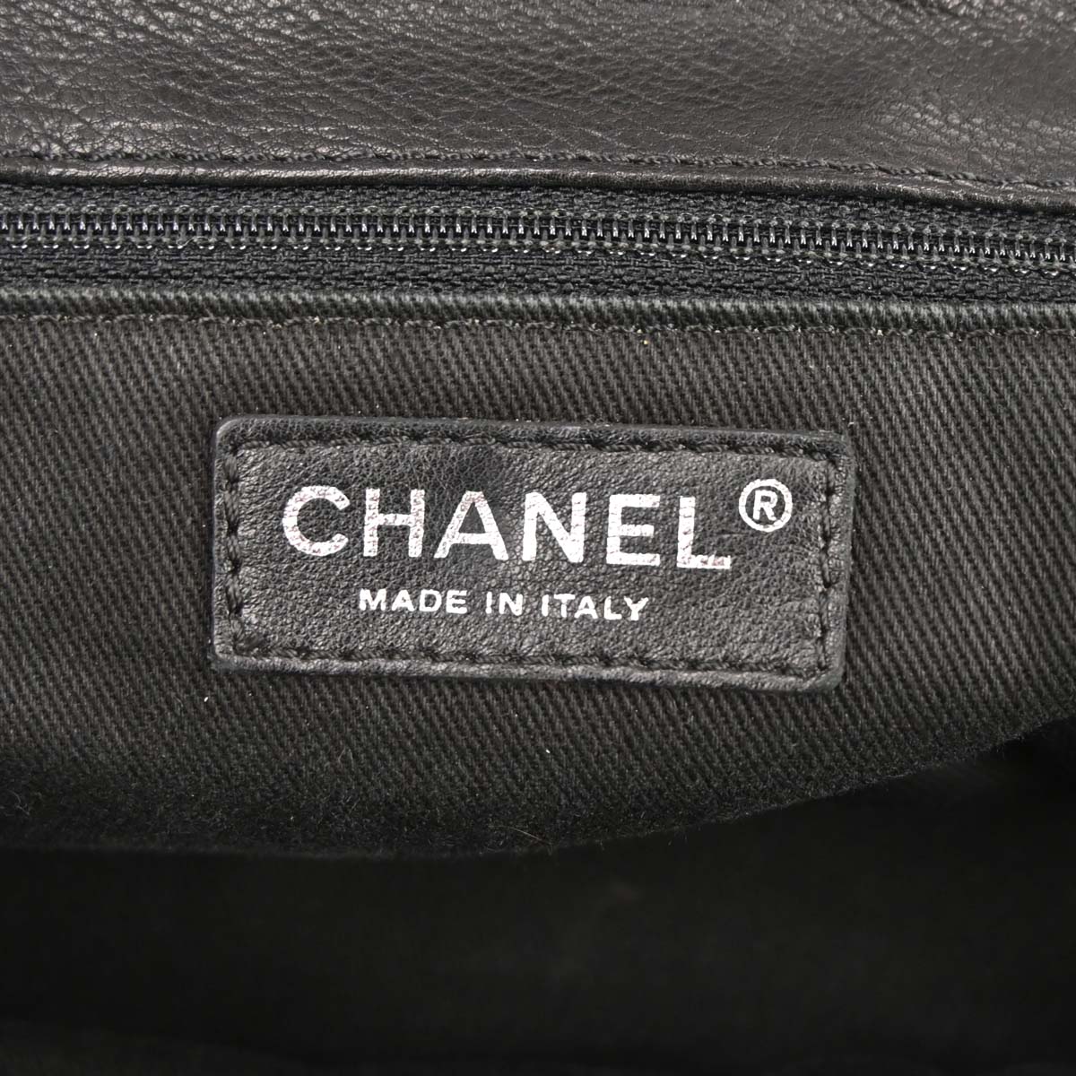 Chanel Black Calfskin Accordion Flap Bag Handbag