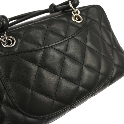 Chanel Black Calfskin Cambon Ligne Handbag