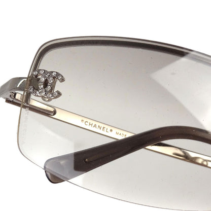 Chanel Sunglasses Eyewear Black Rhinestone Small Good