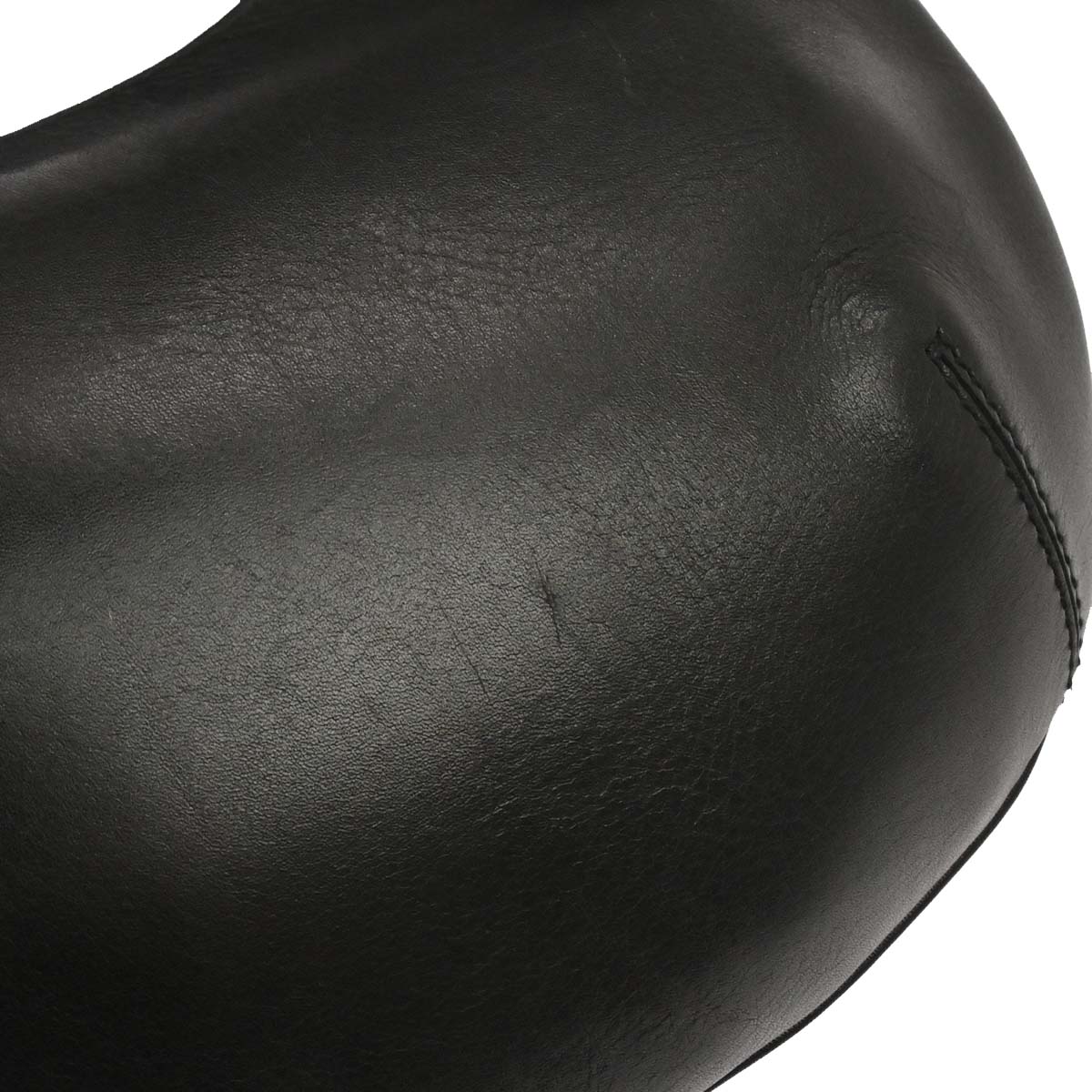 Gucci Black Leather Half Moon Hobo Handbag