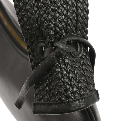 Gucci Black Leather Half Moon Hobo Handbag