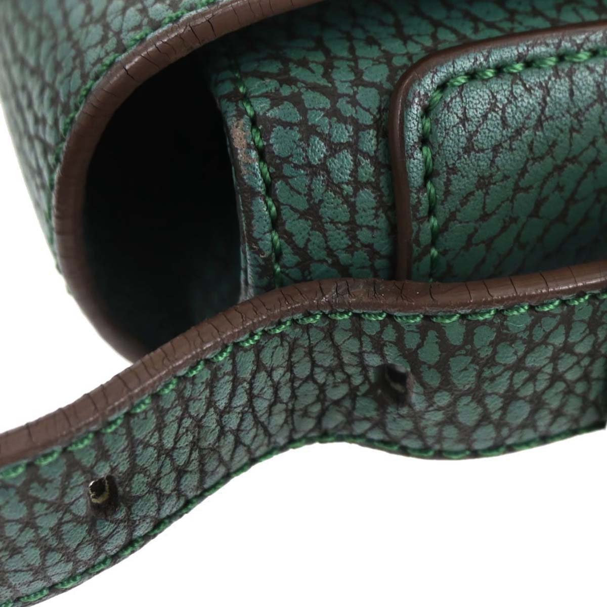 Loewe Green Leather Handbag