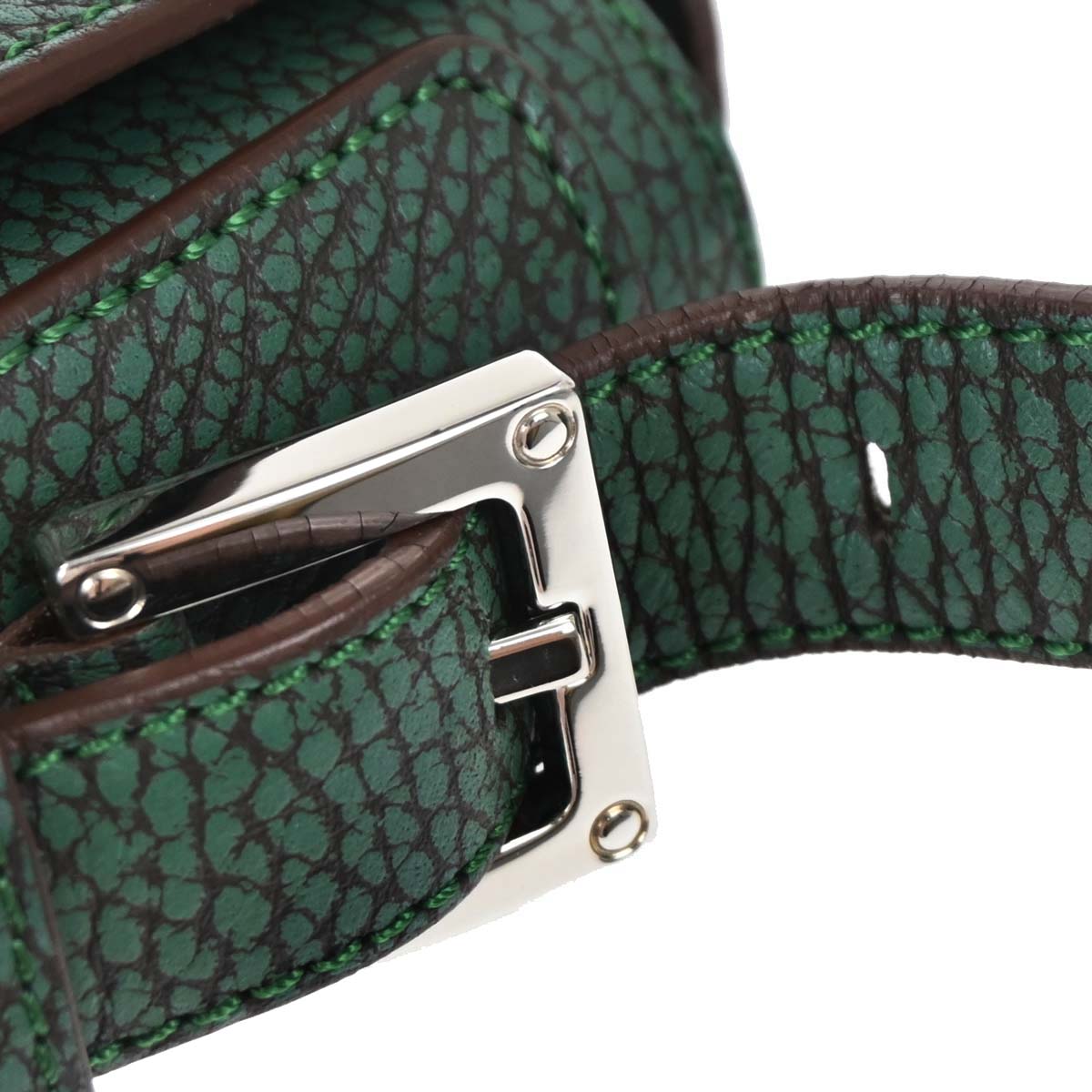 Loewe Green Leather Handbag