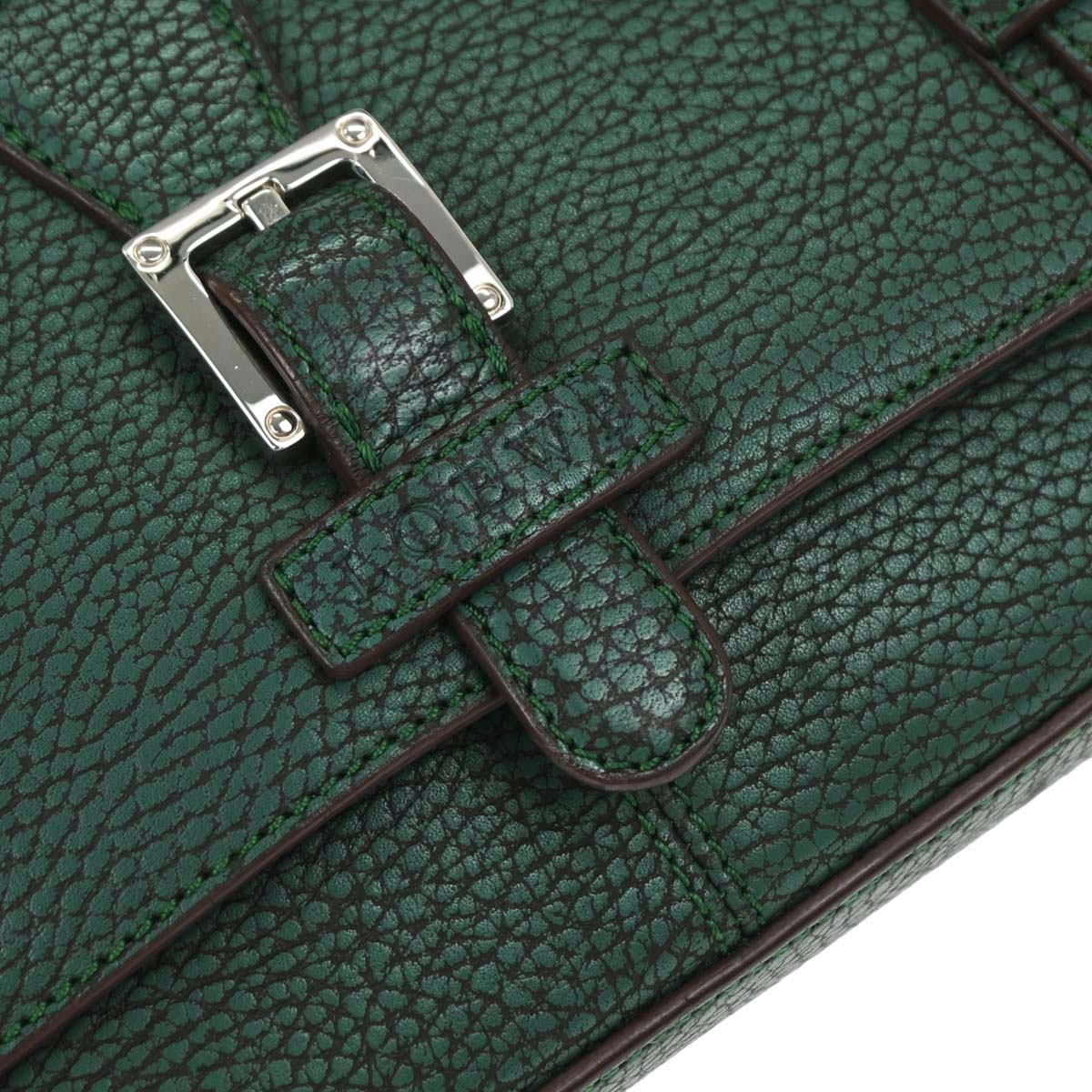 Loewe Green Leather Handbag