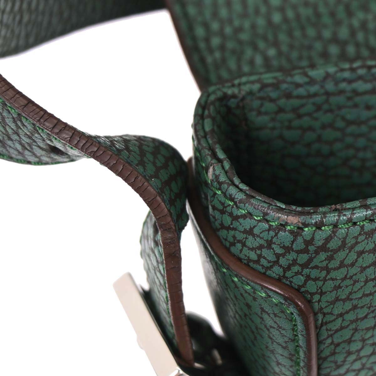 Loewe Green Leather Handbag