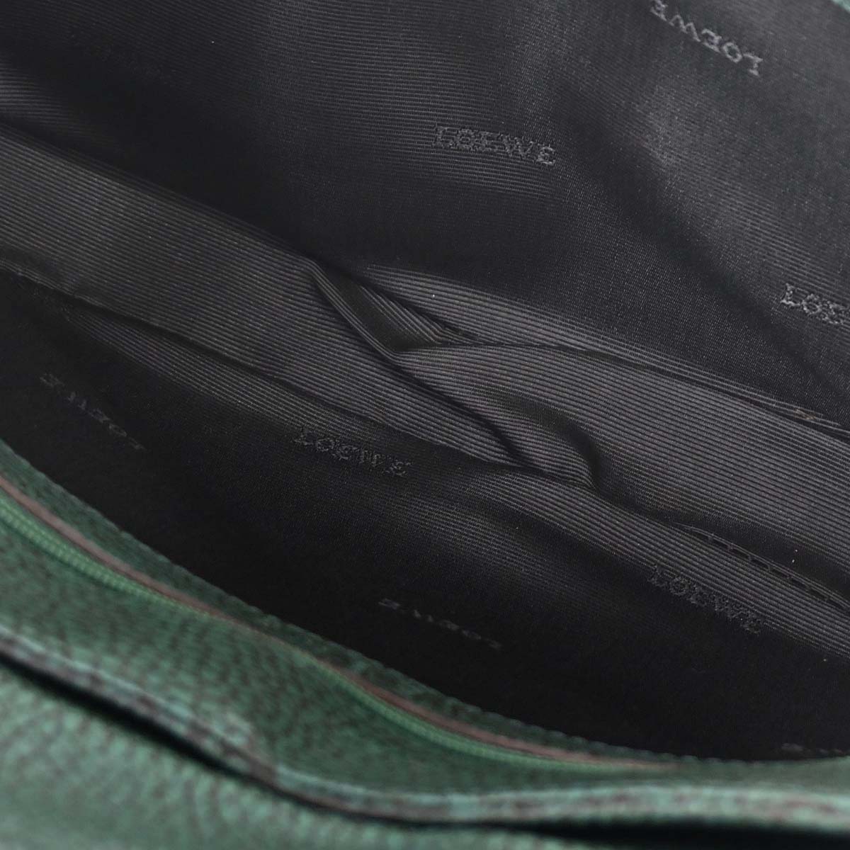 Loewe Green Leather Handbag