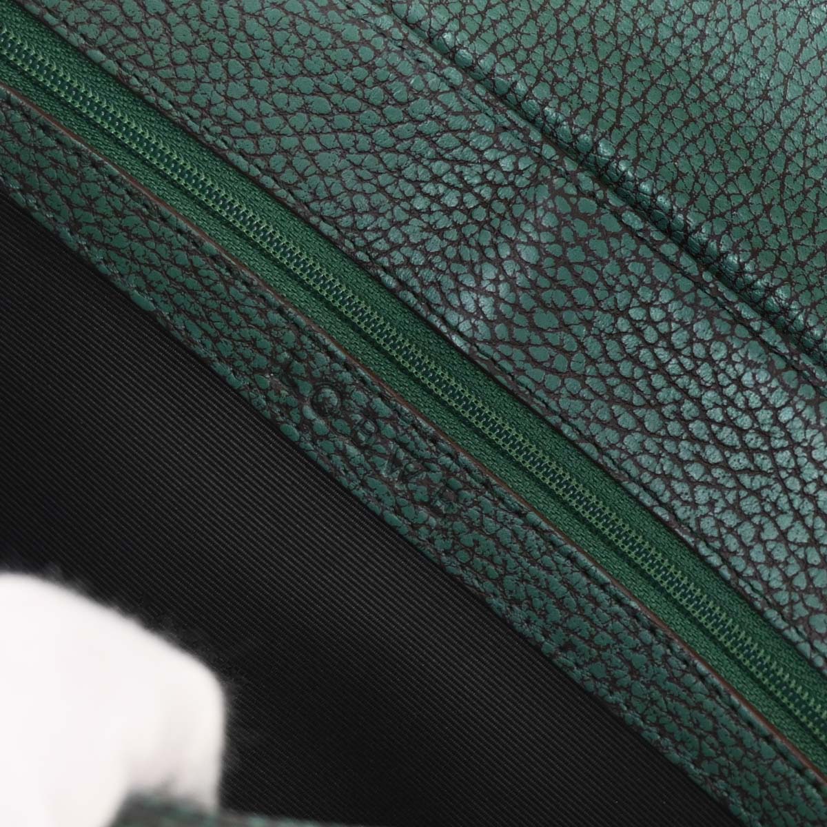 Loewe Green Leather Handbag