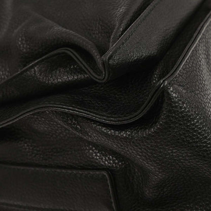 Loewe Black Leather Flamenco Shoulder Bag
