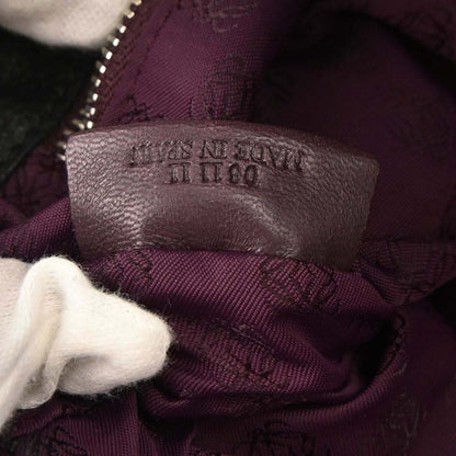 Loewe Black Leather Flamenco Shoulder Bag