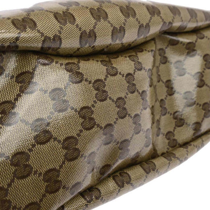 Gucci Brown PVC GG Abbey D Ring Tote Handbag