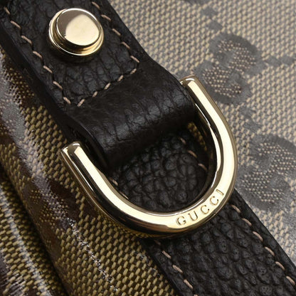 Gucci Brown PVC GG Abbey D Ring Tote Handbag