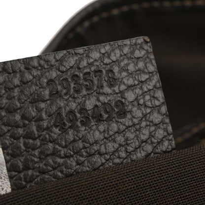 Gucci Brown PVC GG Abbey D Ring Tote Handbag