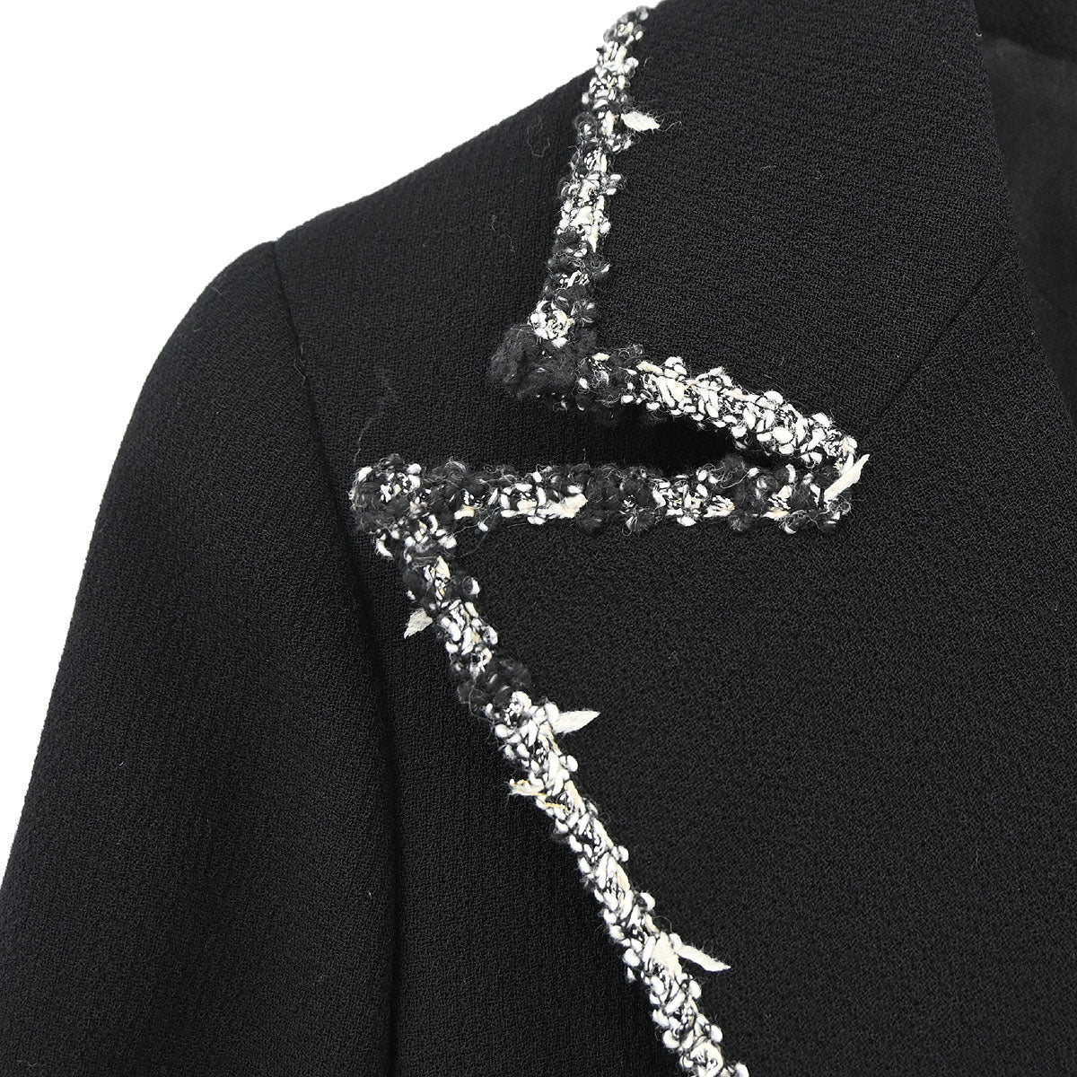 Chanel 2005 Emblem Single Breasted Jacket Black #34