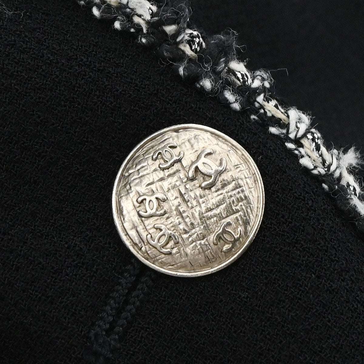 Chanel 2005 Emblem Single Breasted Jacket Black #34