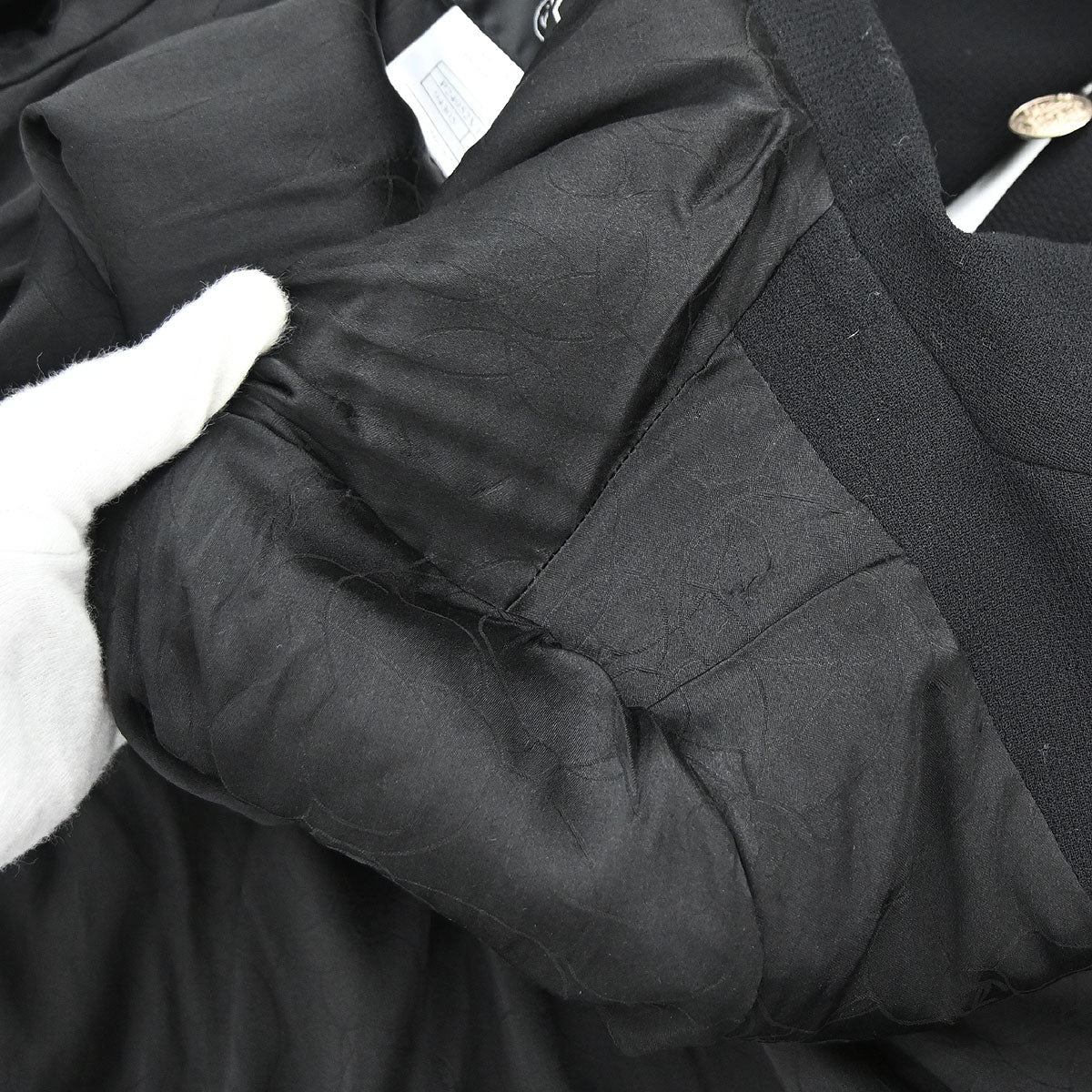 Chanel 2005 Emblem Single Breasted Jacket Black #34