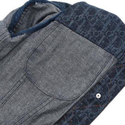 Christian Dior 2006 Single Breasted Denim Trotter Jacket Navy #38