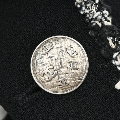 Chanel 2005 Emblem Single Breasted Jacket Black #38