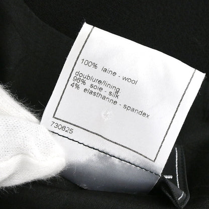 Chanel 2005 Emblem Single Breasted Jacket Black #38