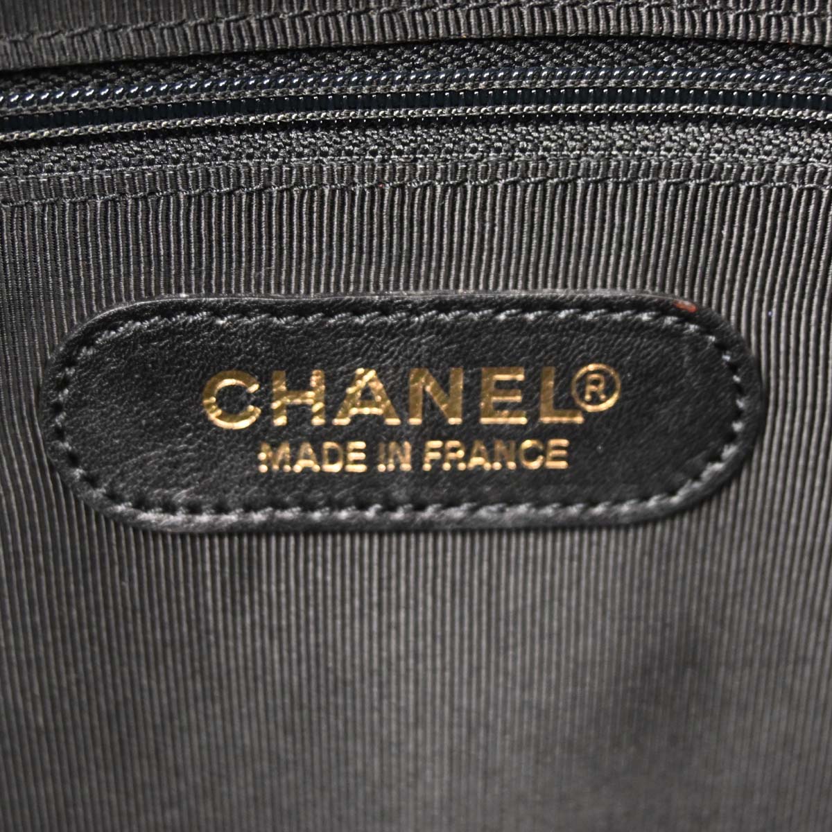 Chanel Black Caviar Skin 2way Shoulder Duffle Handbag