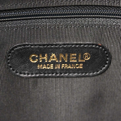 Chanel Black Caviar Skin 2way Shoulder Duffle Handbag