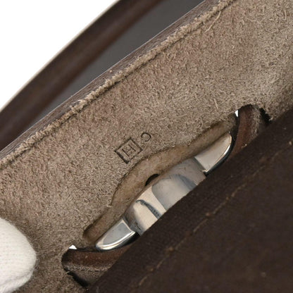 Hermes Brown Toile Officier Herbag PM 2 in 1 Shoulder Handbag