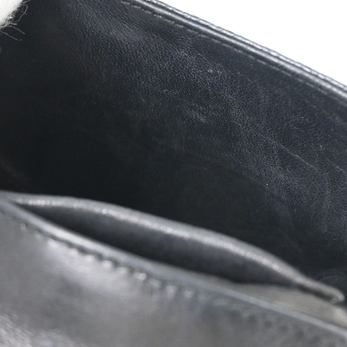 Gucci * Black Lizard Bamboo 2way Shoulder Handbag