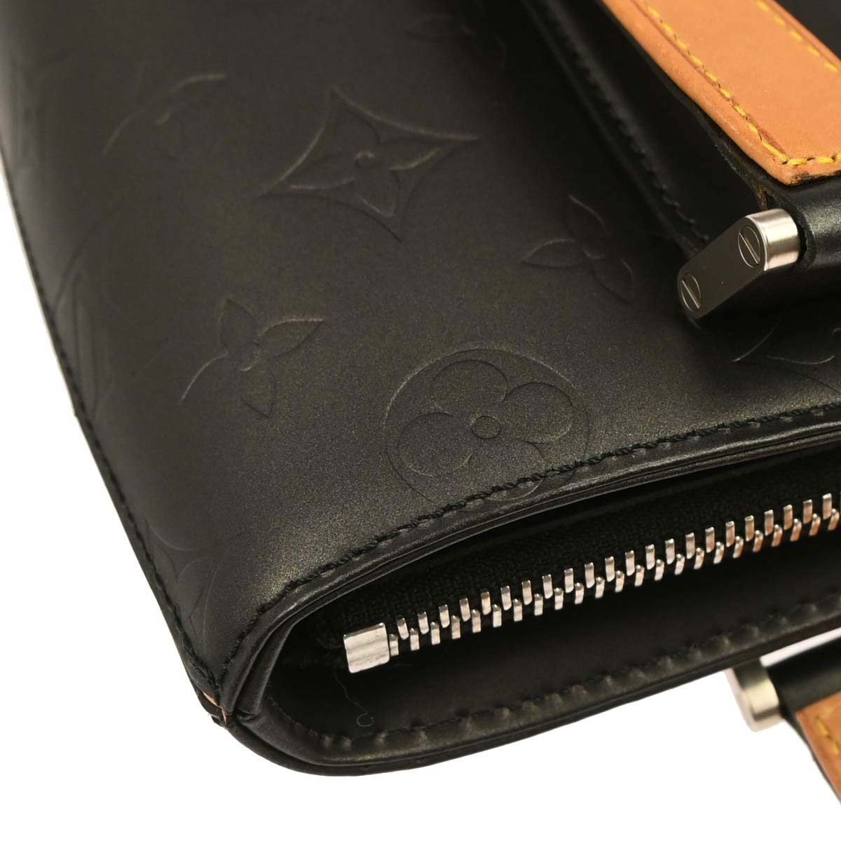 Louis Vuitton Black Monogram Mat Stockton Tote Handbag M55112