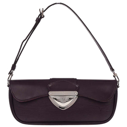 Louis Vuitton Purple Epi Pochette Montaigne Handbag M5929K