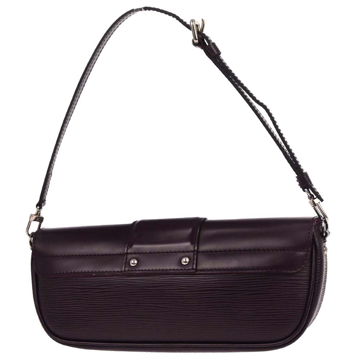 Louis Vuitton Purple Epi Pochette Montaigne Handbag M5929K