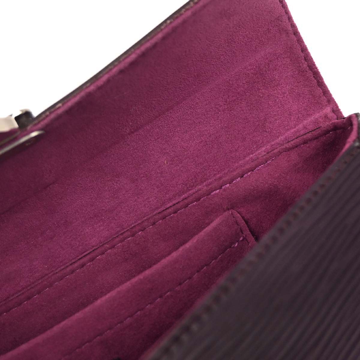 Louis Vuitton Purple Epi Pochette Montaigne Handbag M5929K