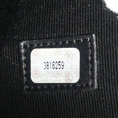 Chanel Black Caviar Skin 2way Shoulder Duffle Handbag