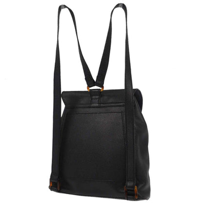 Chanel Black Calfskin Backpack