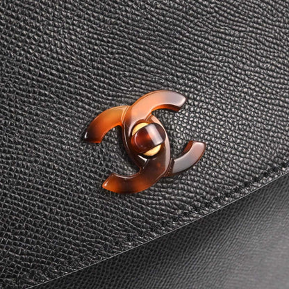 Chanel Black Calfskin Backpack