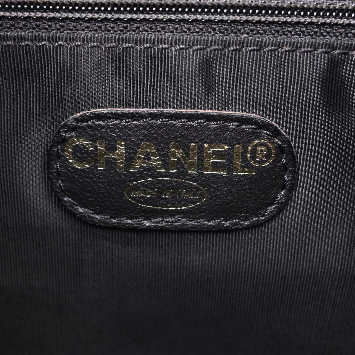 Chanel Black Calfskin Backpack