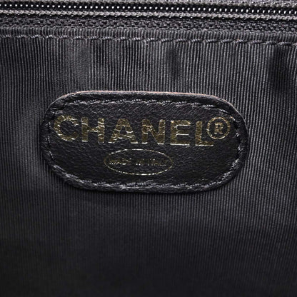 Chanel Black Calfskin Backpack