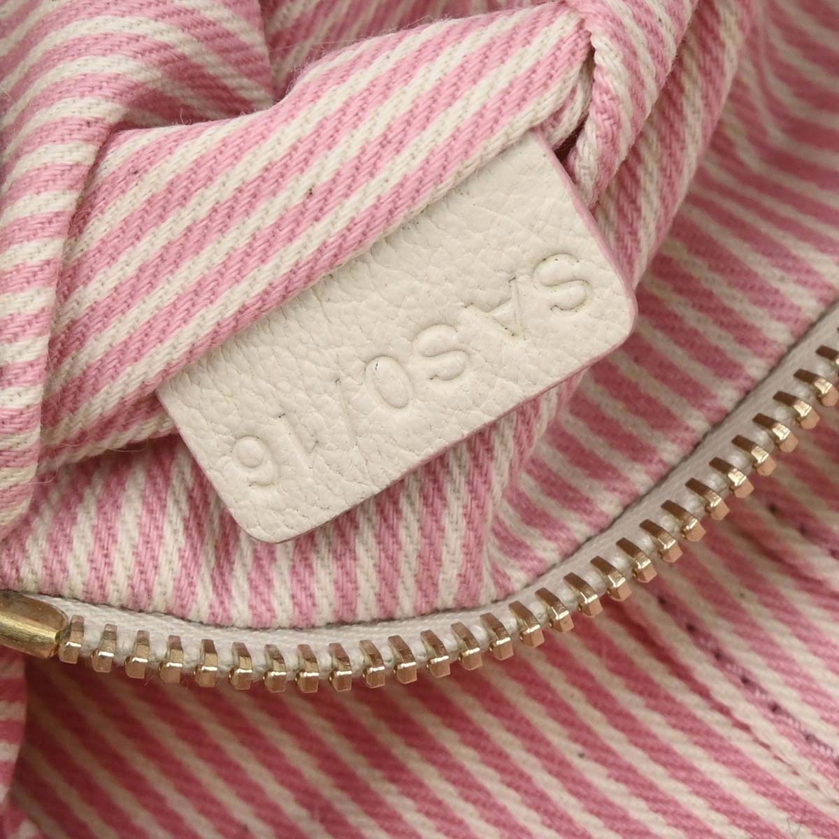 Celine * Pink Rabbit Fur Canvas Macadam Handbag