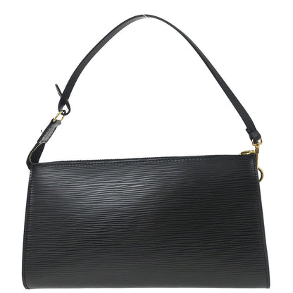 Louis Vuitton Black Epi Pochette Accessoires 24 Handbag M52952