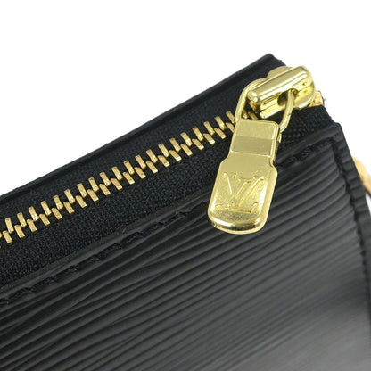 Louis Vuitton Black Epi Pochette Accessoires 24 Handbag M52952