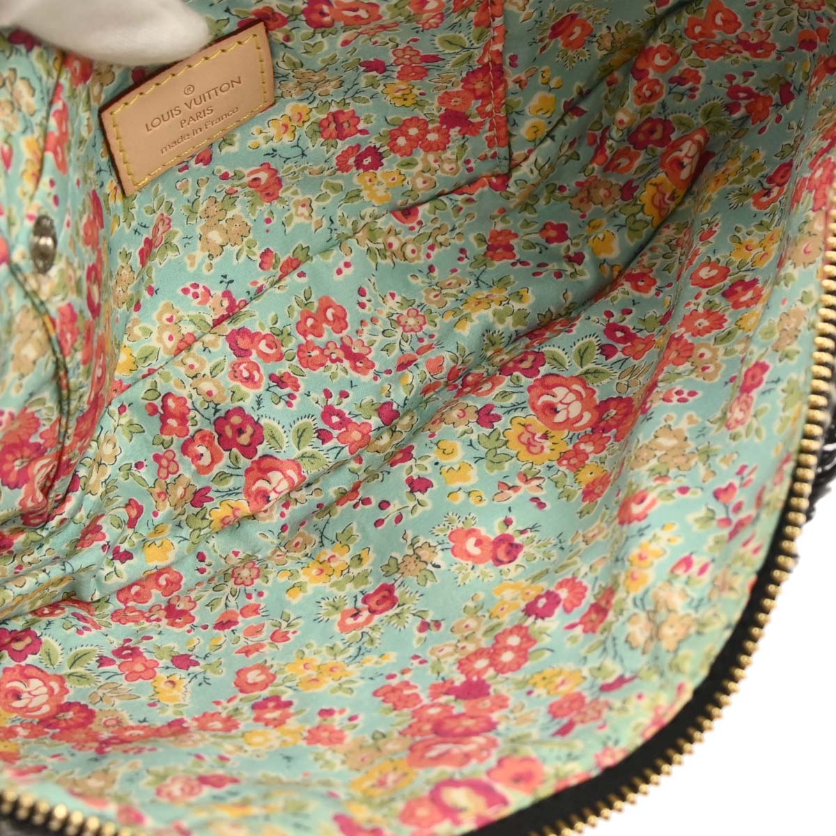 Louis Vuitton Gray Monogram Denim Patchwork Pouchy Handbag M95383