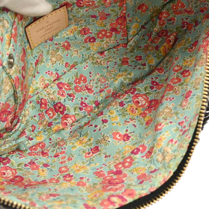 Louis Vuitton Gray Monogram Denim Patchwork Pouchy Handbag M95383